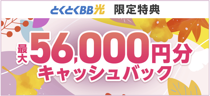 GMOとくとくBB光キャンペーン