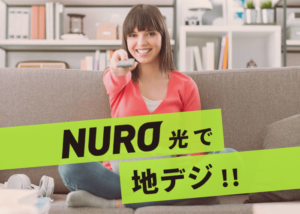 NURO光でついに地デジ!アンテナ不要のサービスと3つのメリットを徹底解説