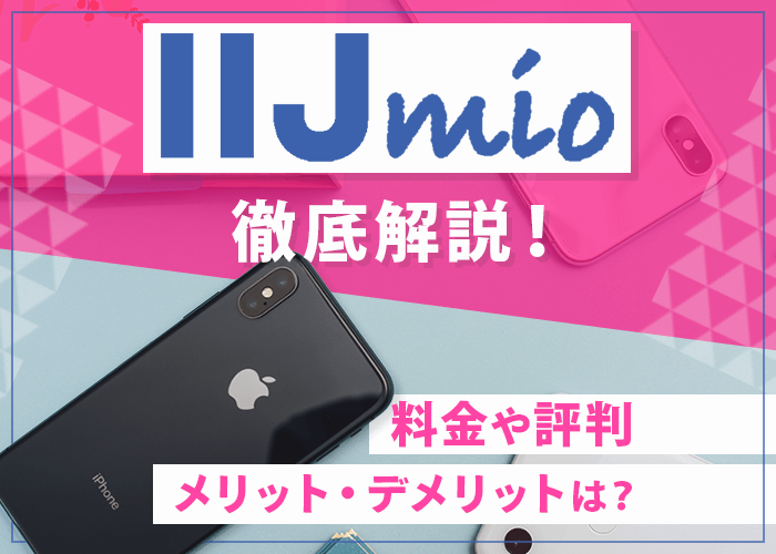 Iijmioはおすすめ 料金や評判 メリット デメリットのまとめ